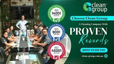 What services are included in warehouse cleaning by Clean Group?